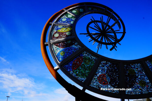 Pace Center Glass Sculpture Parker Colorado