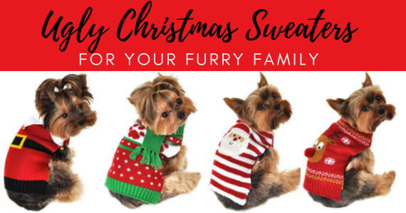 ugly dog sweaters for christmas