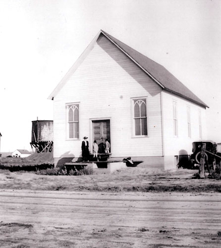 Ave Maria Catholic Church Town of Parker Colorado early 1900's