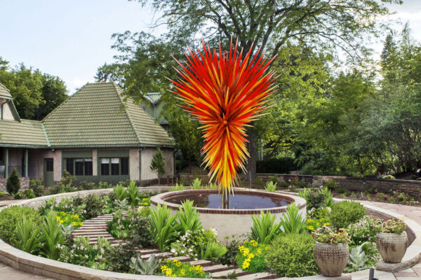 dale chihuly Colorado Installation at Denver Botanic Gardens