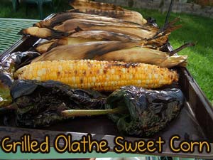 grilled olathe sweet corn