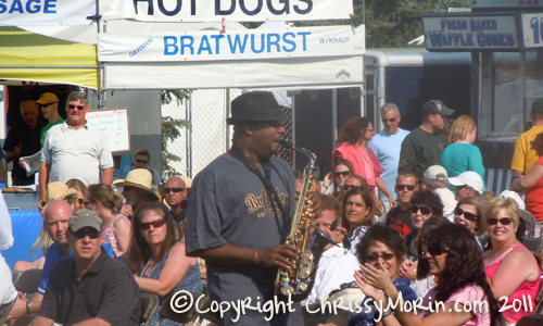 Live Music in the Beer Garden at Parker Days Festival town of Parker Co