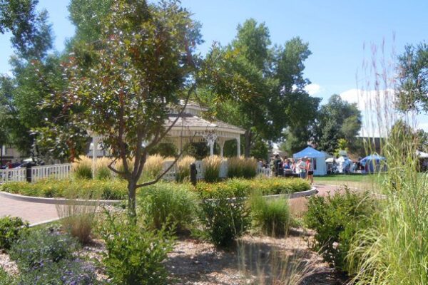 gazebo at O'Brien Parker Parker Colorado summer